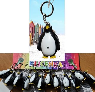Obrázek z Klíčenka tučňák 5,5cm, světlo, zvuk (12) 